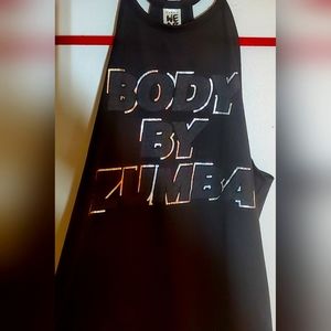 Zumba high neck tank